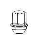 View Wheel Lug Nut Full-Sized Product Image