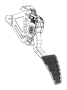 Image of PEDAL. Accelerator. [Non Adjustable Pedals]. image for your 2009 Dodge Ram 4500   