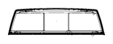 Image of Glass. Sliding. (Rear). A Glass panel which is. image for your Ram 2500  