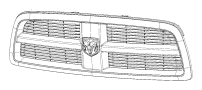 View MEDALLION. Ram Head.  Full-Sized Product Image