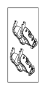 View PAD KIT. Rear Disc Brake. Left, Right, Right or Left, Used for: Right And Left.  Full-Sized Product Image