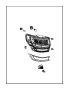 Image of Back Up Light Socket image for your 2020 Ram 1500 Laramie Crew Cab Pickup Fleetside 5.7L HEMI V8 A/T 4WD 