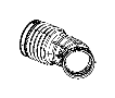 View Engine Air Intake Hose (Front, Lower) Full-Sized Product Image