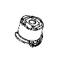 View Suspension Crossmember Insulator (Rear) Full-Sized Product Image