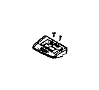 Image of Belt. Bezel. Seat. (Rear). Guide for Seat Belt. image for your 2016 Ram 1500   
