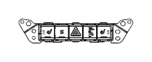Image of SWITCH. Pod. Export. [[Headlamp Leveling. image for your 2017 Dodge Grand Caravan   