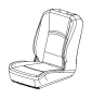 View FOAM. Seat Back. Front. Right.  Full-Sized Product Image