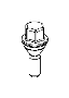 View Wheel. Bolt. Lug. Nut.  Full-Sized Product Image