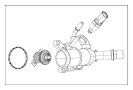 5047264AA THERMOSTAT. Gasket. Housing.