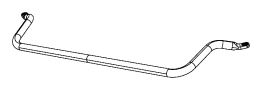 68251634AE Stabilizer bar. (Front)