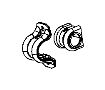 View RETAINER. Stabilizer Bar Bushing.  Full-Sized Product Image