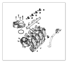 View BOLT. Internal Torx, Torx. M6x40.00mm. Fuel Rail To Manifold, Mounting, Throttle Body To Intake Manifold.  Full-Sized Product Image