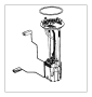 View MODULE KIT. Fuel Pump/Level Unit.  Full-Sized Product Image