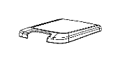 Image of Armrest. Lid. Armrest attached to the. image for your 2017 Ram 1500 Laramie Longhorn Crew Cab Pickup Fleetside  