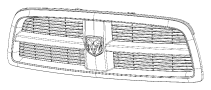 View GRILLE. Radiator.  Full-Sized Product Image