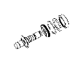 Image of Drive Axle Shaft Seal (Front) image for your 2014 Jeep Grand Cherokee Overland Sport Utility 3.0L EcoDiesel V6 DIESEL A/T AWD 