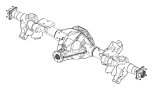View AXLE ASSEMBLY. Rear Complete.  Full-Sized Product Image