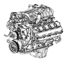 Image of ENGINE. Complete. image for your RAM 1500