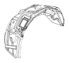 Image of Fender Splash Shield (Rear) image for your 2022 Ram 1500 Classic Warlock Extended Cab Pickup Fleetside 3.6L Pentastar V6 FLEX A/T RWD 
