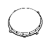 View SPEAKER. Sub Woofer. Rear.  Full-Sized Product Image