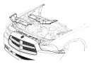View PANEL. Under Hood Appearance. Right.  Full-Sized Product Image