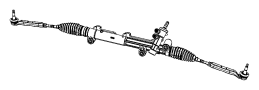 View TIE ROD END. Outer. Left. All Wheel Drive.  Full-Sized Product Image