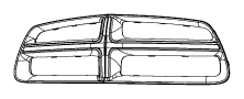 View Grille. Panel. (Upper, Lower) Full-Sized Product Image