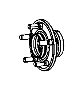 View Used for: HUB AND BEARING. Brake. Export, Left, Right, Right or Left, Used for: Right and Left.  Full-Sized Product Image
