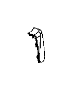 View COVER. Front Seat Anchor Bolt. Left.  Full-Sized Product Image