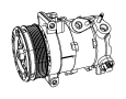 Image of BOLT. Pulley. [All Vehicles W/Air. image for your 2007 Dodge Grand Caravan LWB 2.4L I4 