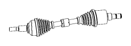 CV Axle Assembly (Front)
