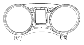 68249007AA Cluster ASSEMBLY. INSTRUMENT PANEL.