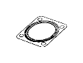 Image of GASKET. Turbocharger. ., [7-Spd C725 Dual Dry. image for your 2007 Dodge Caliber   
