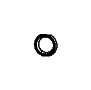 View TRIM RING. Fog Lamp Bezel. Chrome. Used for: Right and Left.  Full-Sized Product Image