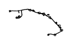 View Parking Aid System Wiring Harness (Rear) Full-Sized Product Image