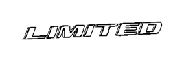 Image of NAMEPLATE. Decklid, LIMITED.  [Limited Badge], [Gloss. image for your Dodge Dart