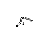 View Hanger. Exhaust. System. Bracket. Resonator and pipe.  Full-Sized Product Image