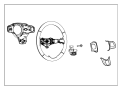 View BEZEL. Steering Wheel. Left, Right.  Full-Sized Product Image