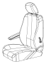 View ARMREST. Front Seat. Passenger, Right, Right Inner, Right Seat. Inboard.  Full-Sized Product Image 1 of 10