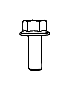 View Bolt. Mount. Starter. Bracket. (Front, Rear, Upper, Lower) Full-Sized Product Image