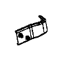 Image of Bumper Face Bar Bracket (Rear) image for your 2024 Ram 1500 Tradesman Crew Cab Pickup Fleetside 3.6L eTorque V6 MILD HYBRID EV-GAS (MHEV) A/T 4WD 