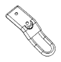 Image of Tow hook reinforcement. (Front) image for your 2014 Jeep Grand Cherokee Overland Sport Utility 3.0L EcoDiesel V6 DIESEL A/T RWD 