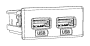 Image of Infotainment Display Control Switch image for your Chrysler Town & Country  