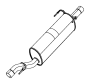 View MUFFLER. EXHAUST.  Full-Sized Product Image