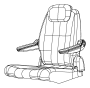 Image of Seat Back Cushion image for your 2017 Ram 1500   