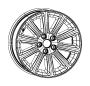 View WHEEL. Aluminum. Front or Rear.  Full-Sized Product Image