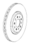 Image of Disc Brake Rotor image for your 2014 Jeep Grand Cherokee   