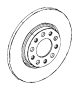 Image of ROTOR. Brake. Rear. Magneti Marelli. [Anti-Lock 4-Wheel-Disc. image