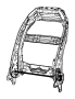 View FRAME. Front Seat Back. Export, Right Hand Drive.  Full-Sized Product Image