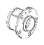 Wheel Bearing and Hub Assembly (Rear)